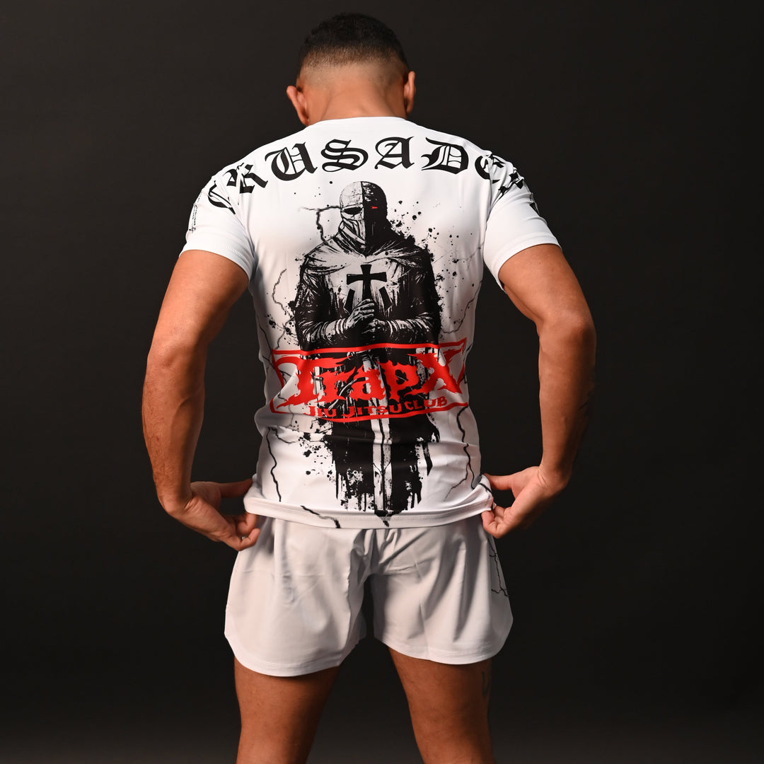 SENTINEL SHORT SLEEVE RASHGUARD - WHITE