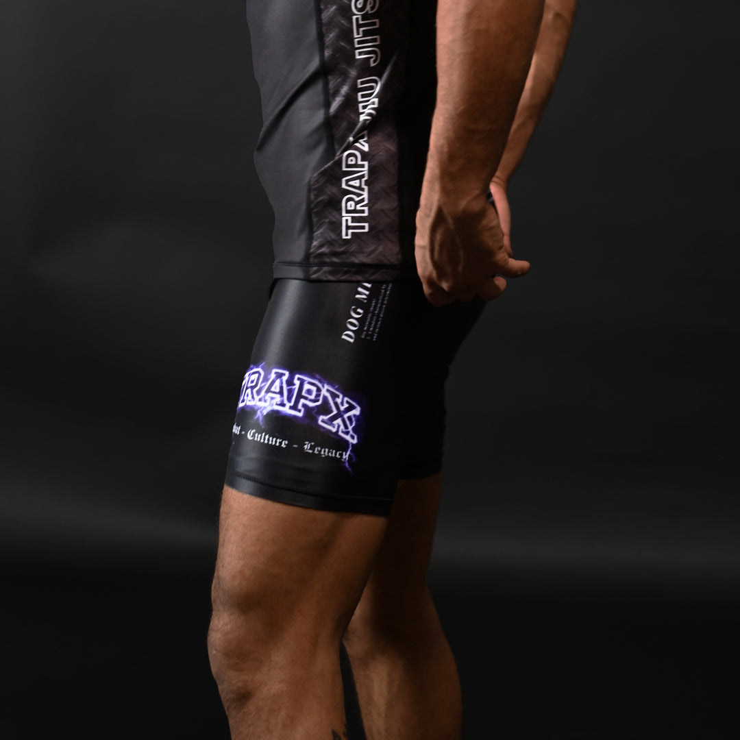 DOG MENTALITY VALE TUDO SHORTS - BLACK