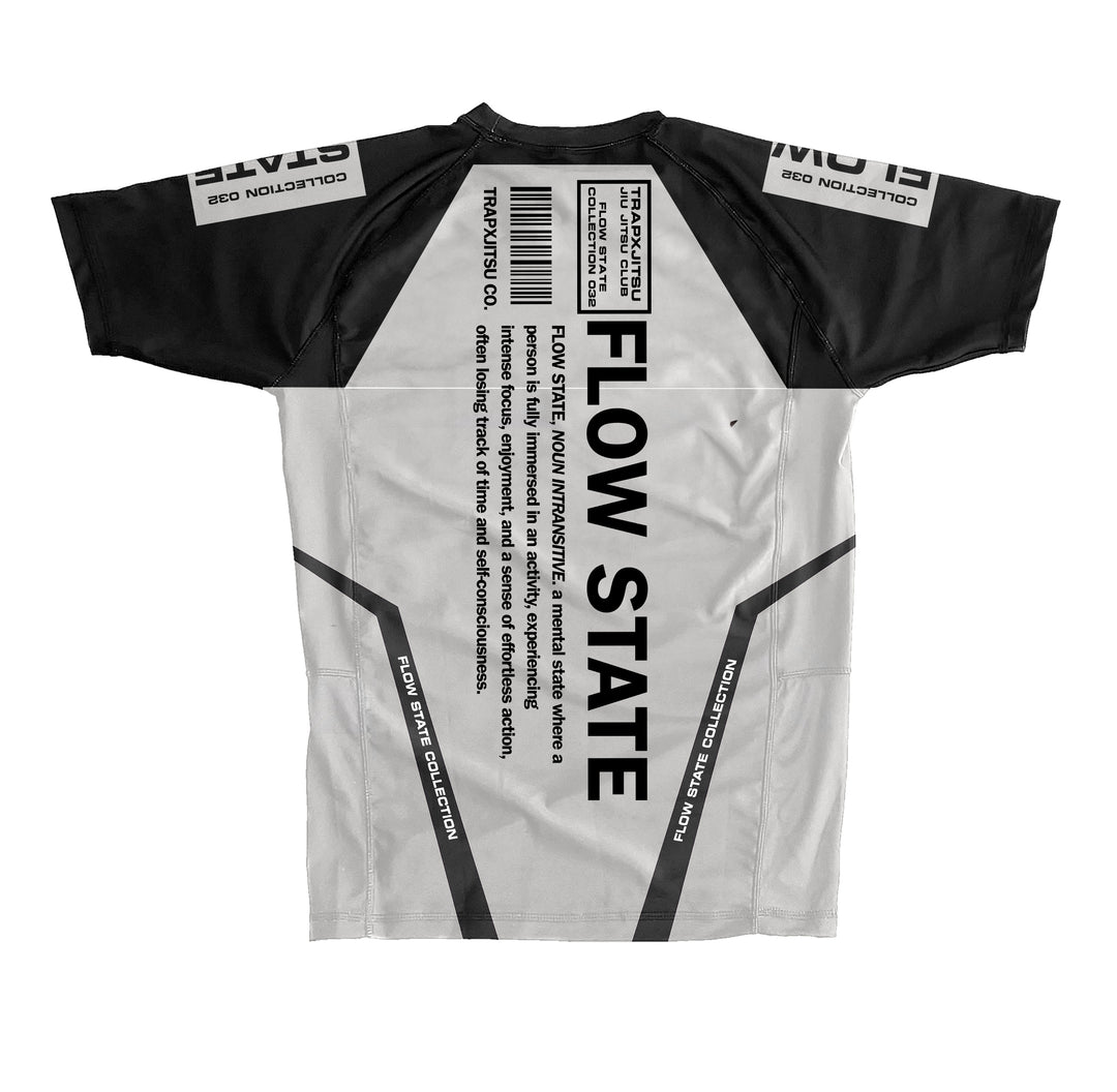 FLOW STATE SHORT SLEEVE RASHGUARD - GRAY