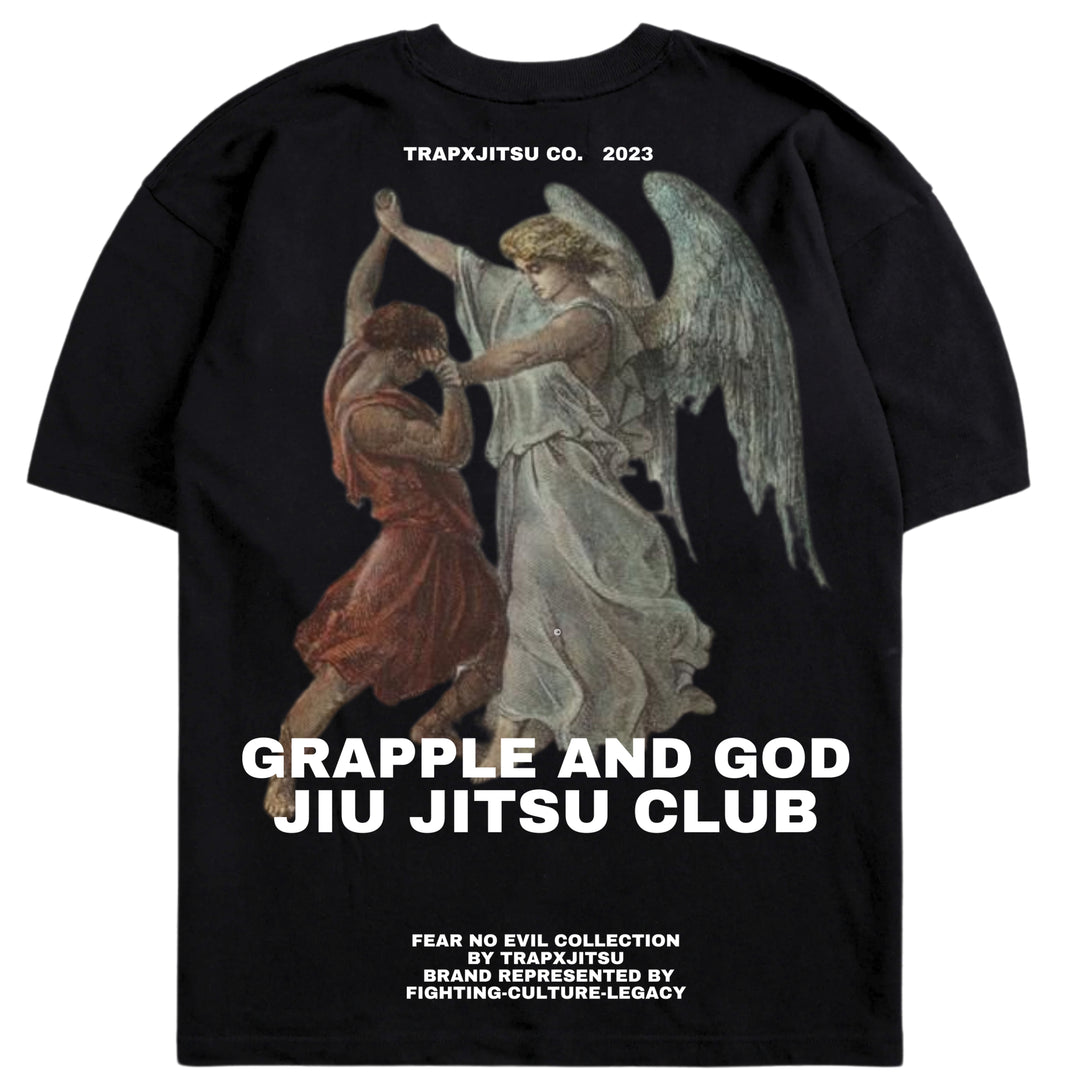 GRAPPLE & GOD OVERSIZED T-SHIRT
