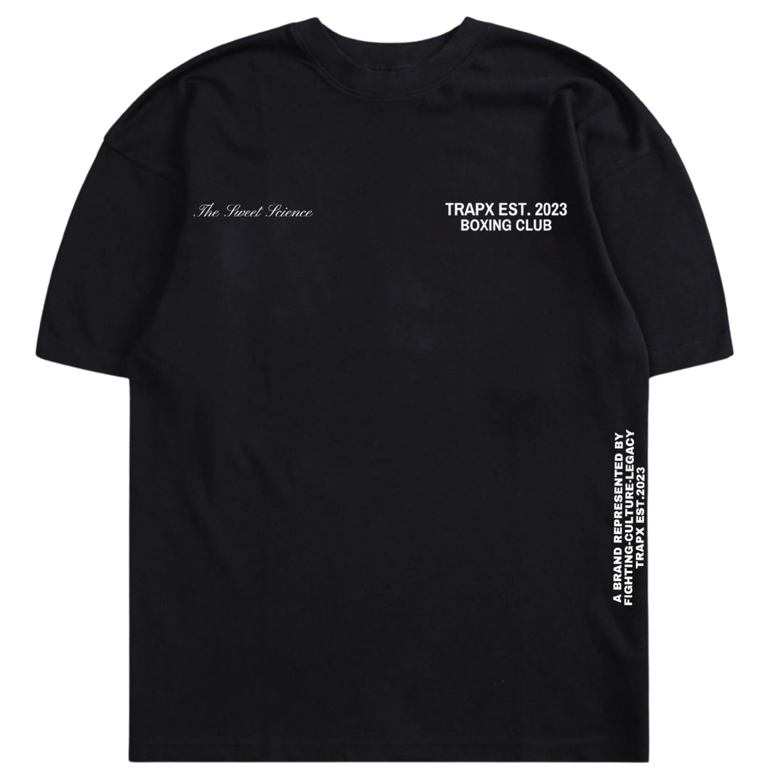 SWEET SCIENCE OVERSIZED T-SHIRT - BLACK
