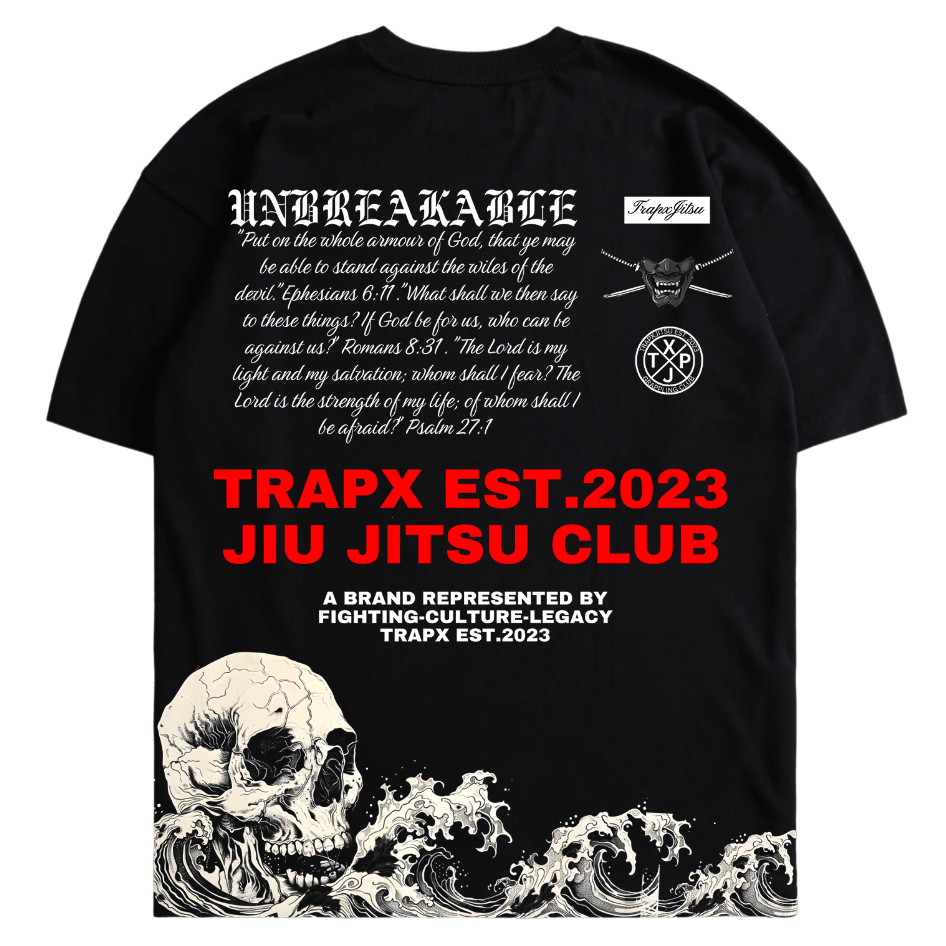 UNBREAKABLE OVERSIZED T-SHIRT - BLACK – TrapxJitsu