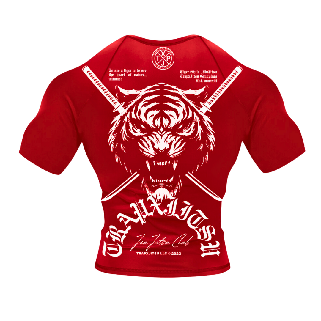 TIGER STYLE V2 SHORT SLEEVE RASHGUARD