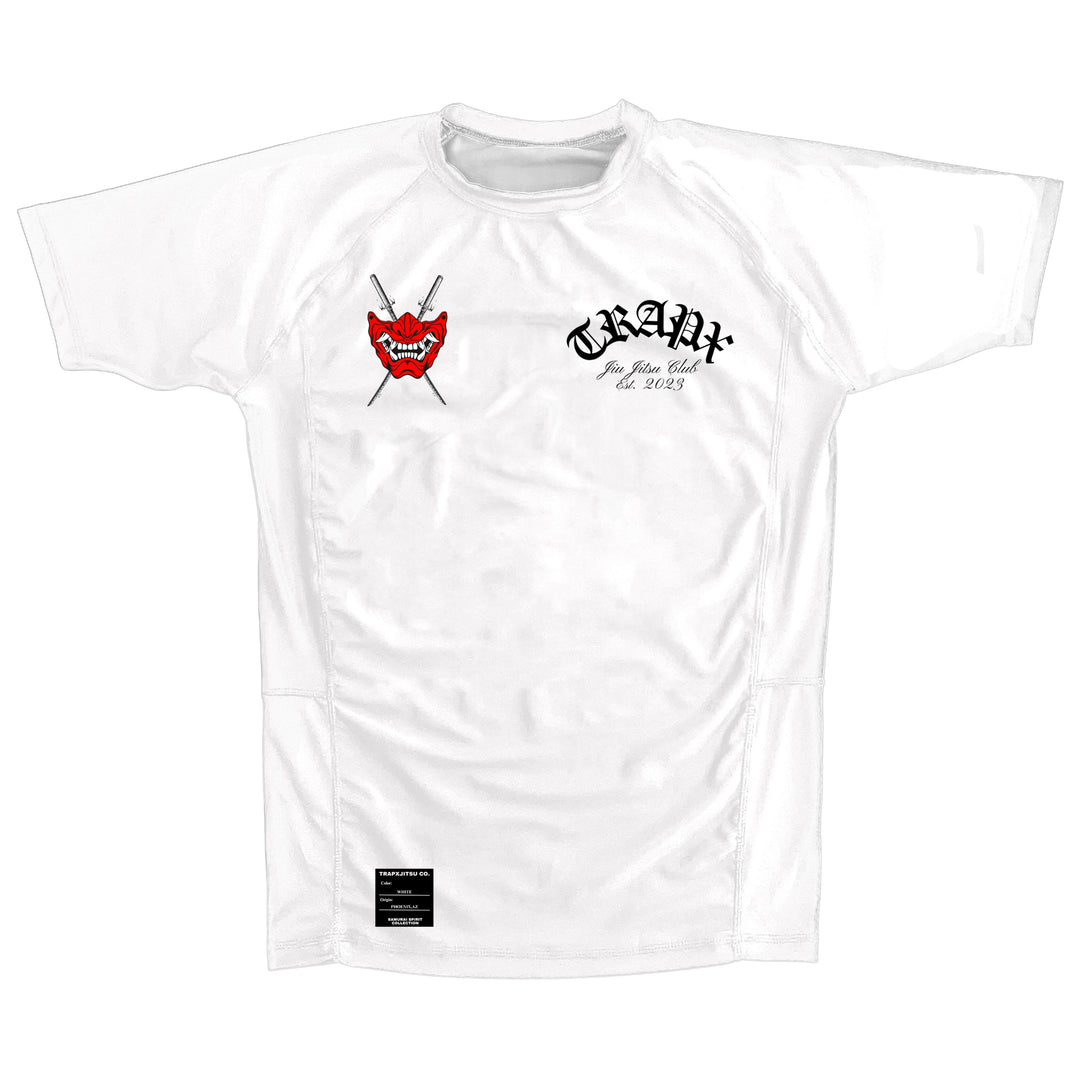 KENDO SHORT SLEEVE RASHGUARD - WHITE