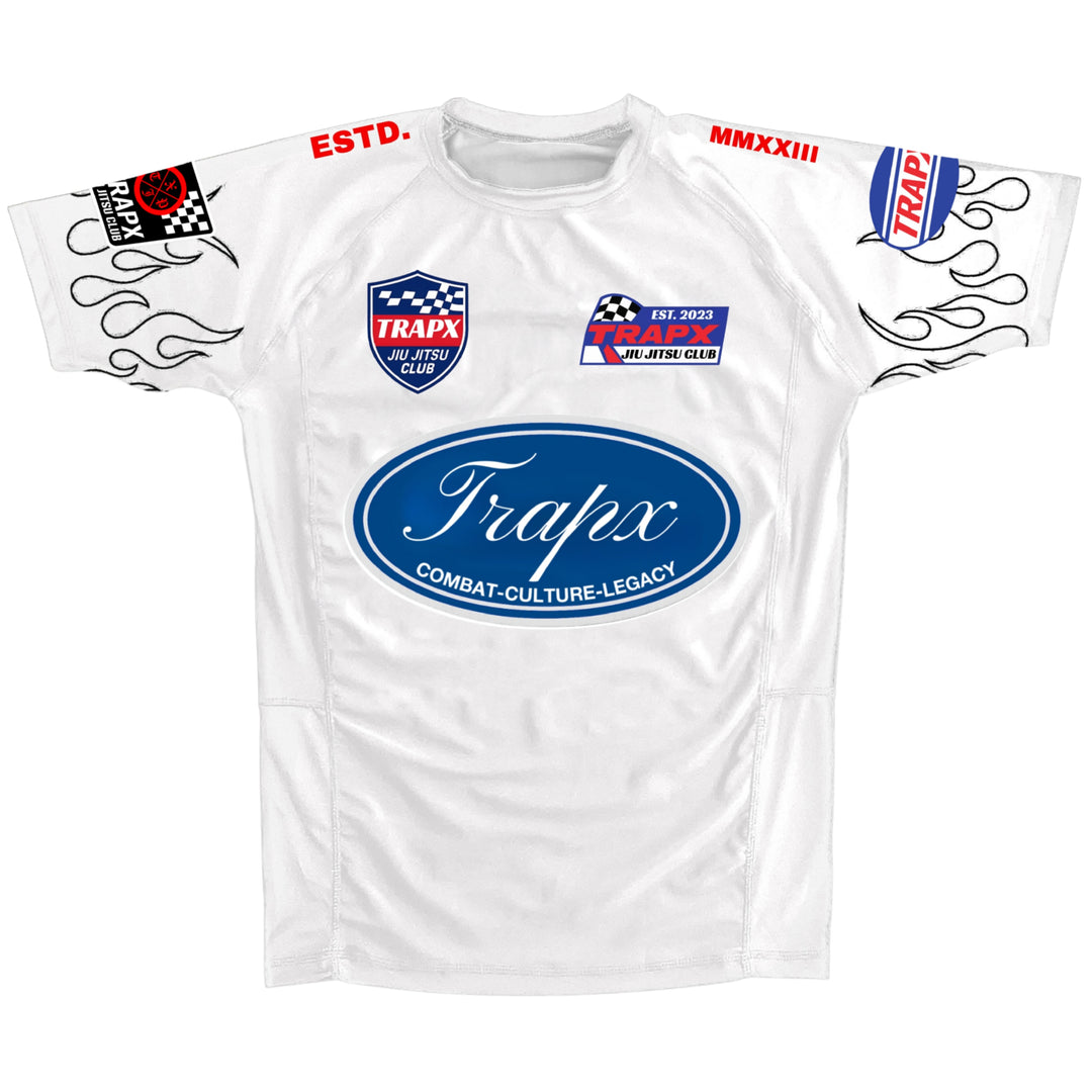 GODSPEED SHORT SLEEVE RASHGUARD - WHITE