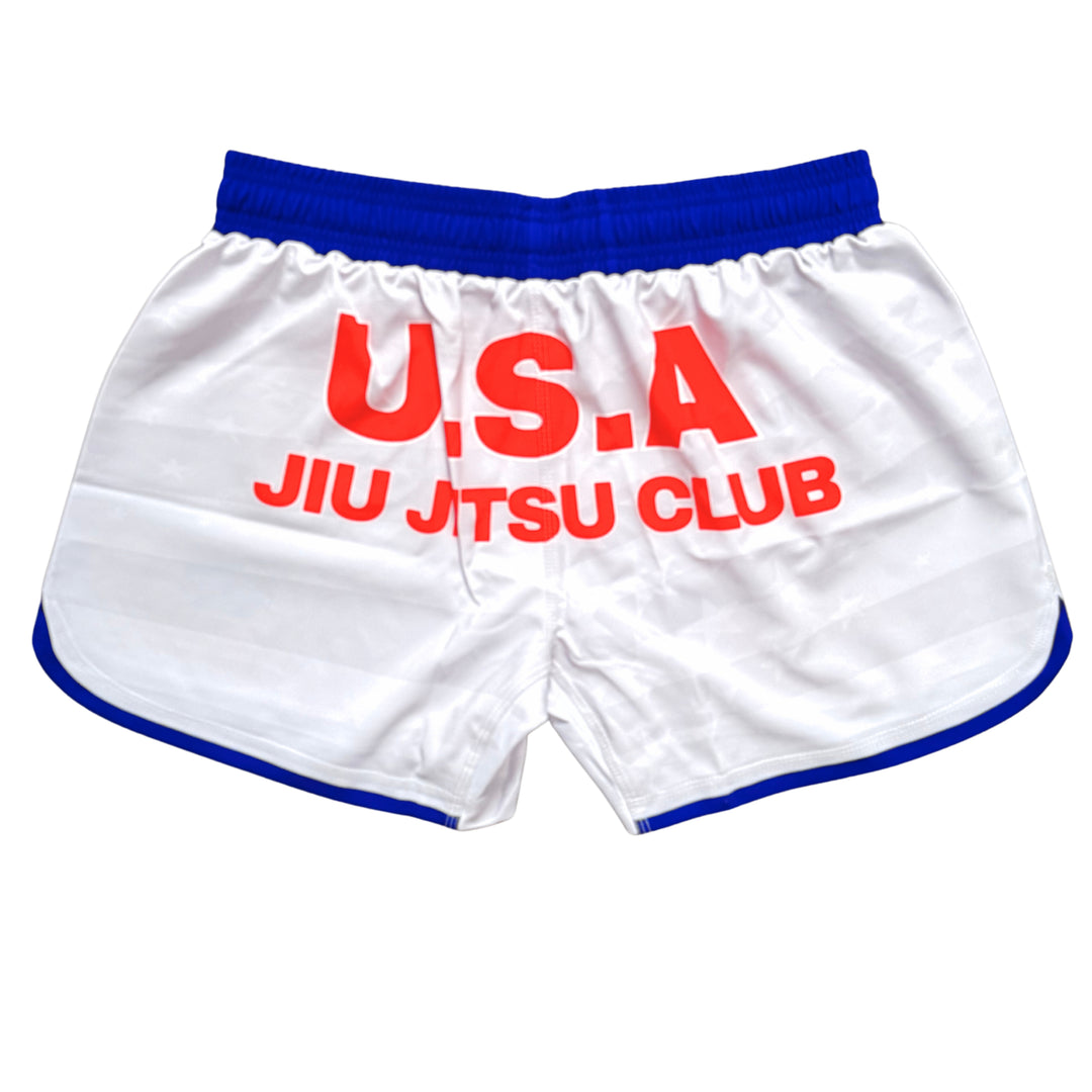 USA JIU JITSU NO-GI SHORTS - WHITE