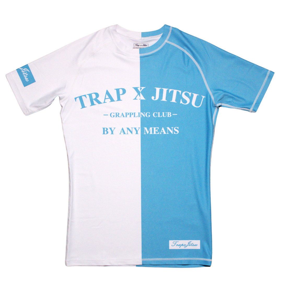 POWDER BLUE V2 SHORT SLEEVE RASHGUARD