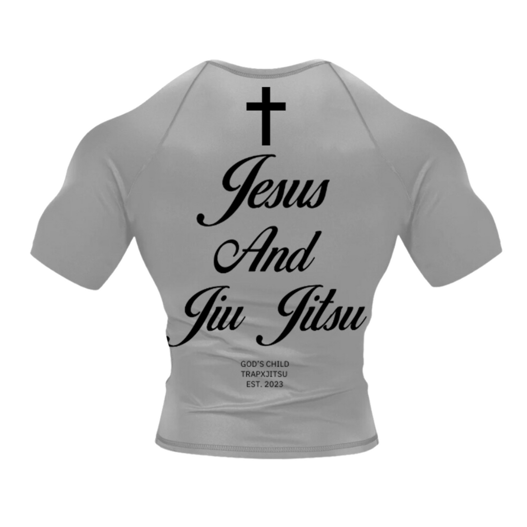 JIU JITSU & JESUS V2 SHORT SLEEVE RASHGUARD