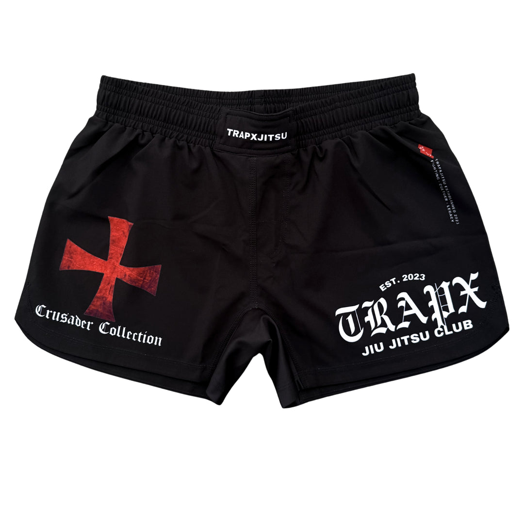 CRUSADER CROSS NO-GI SHORTS - BLACK