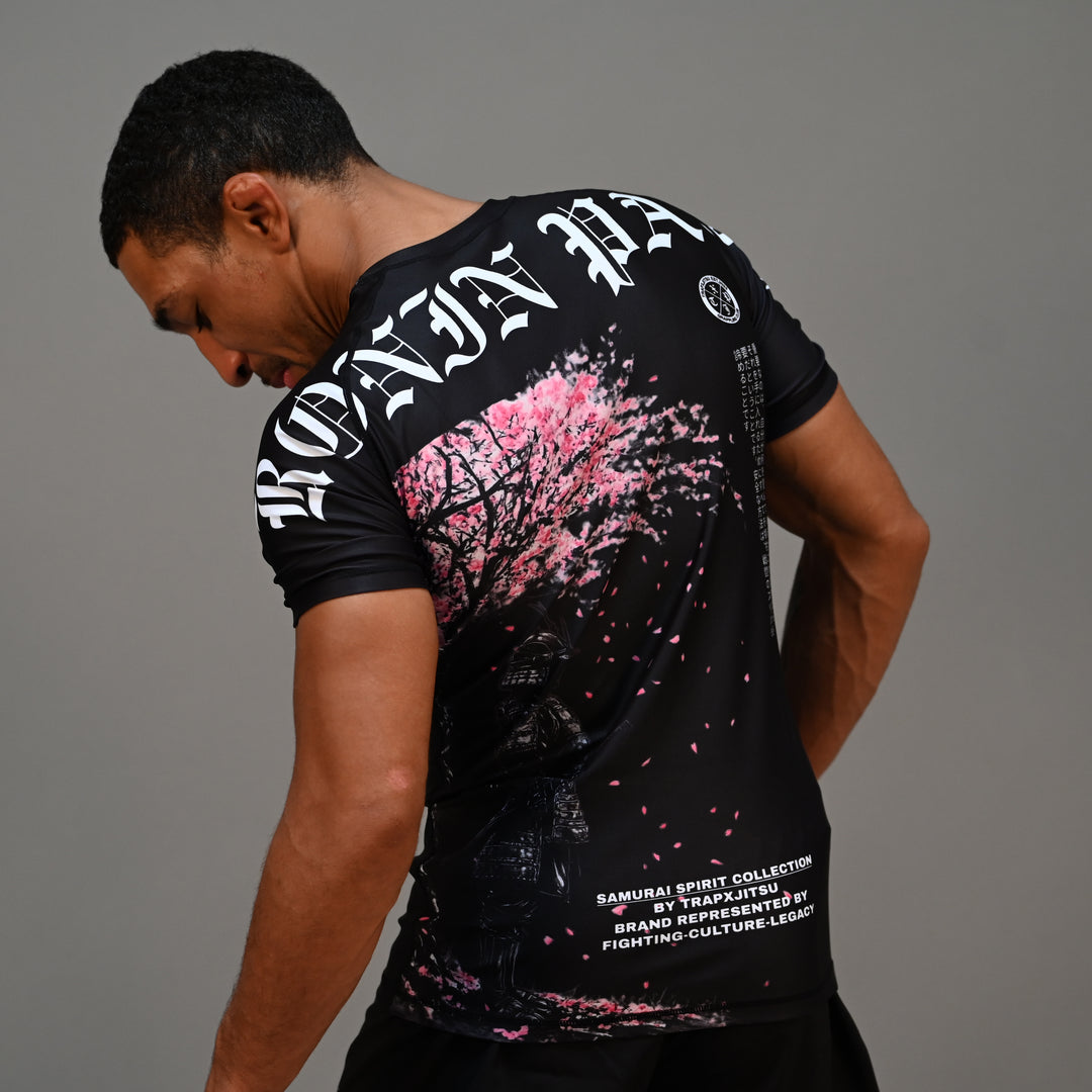RONIN PATH SHORT SLEEVE RASHGUARD - BLACK