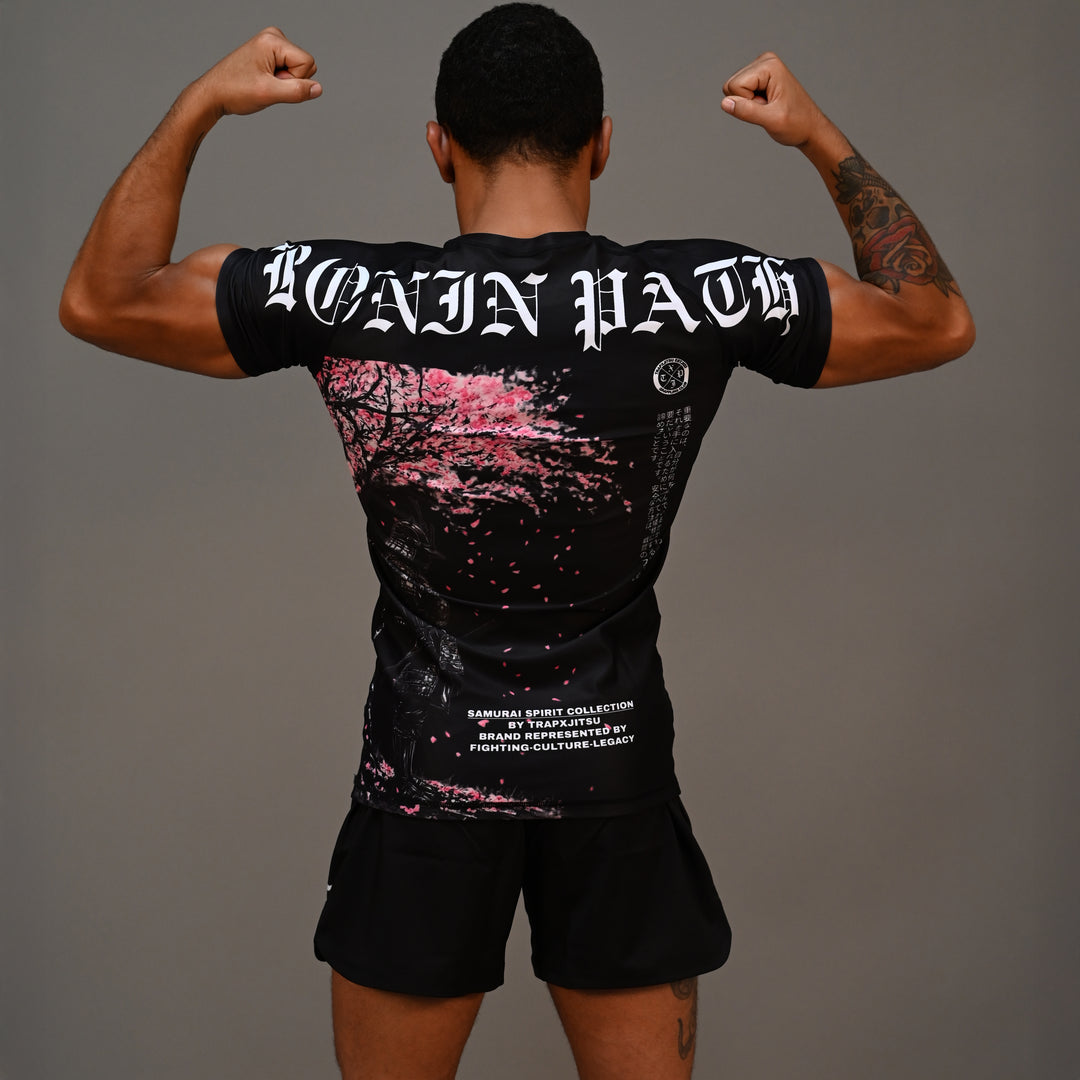 RONIN PATH SHORT SLEEVE RASHGUARD - BLACK