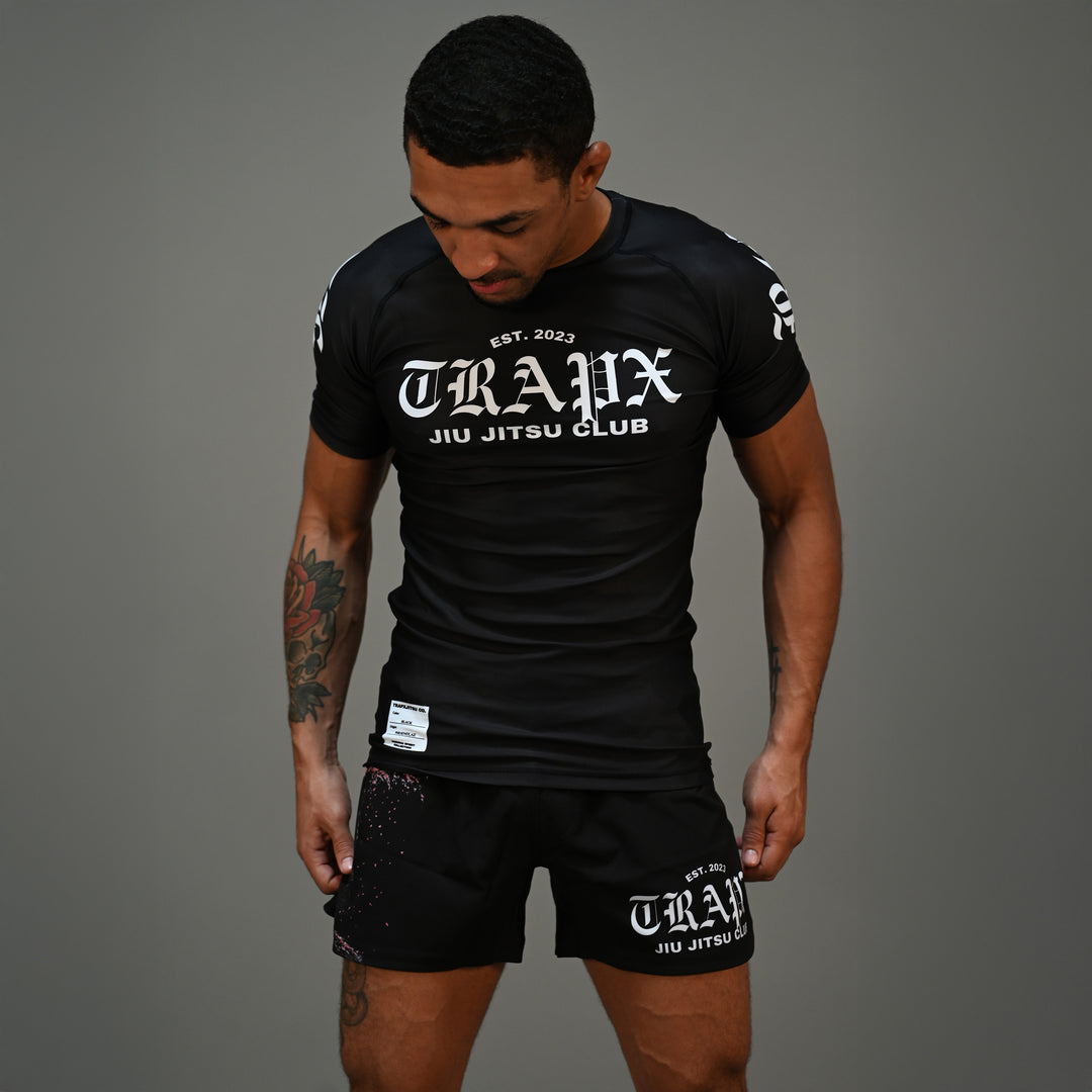 RONIN PATH SHORT SLEEVE RASHGUARD - BLACK