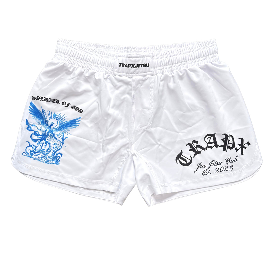 SOLDIER OF GOD NO-GI SHORTS - WHITE