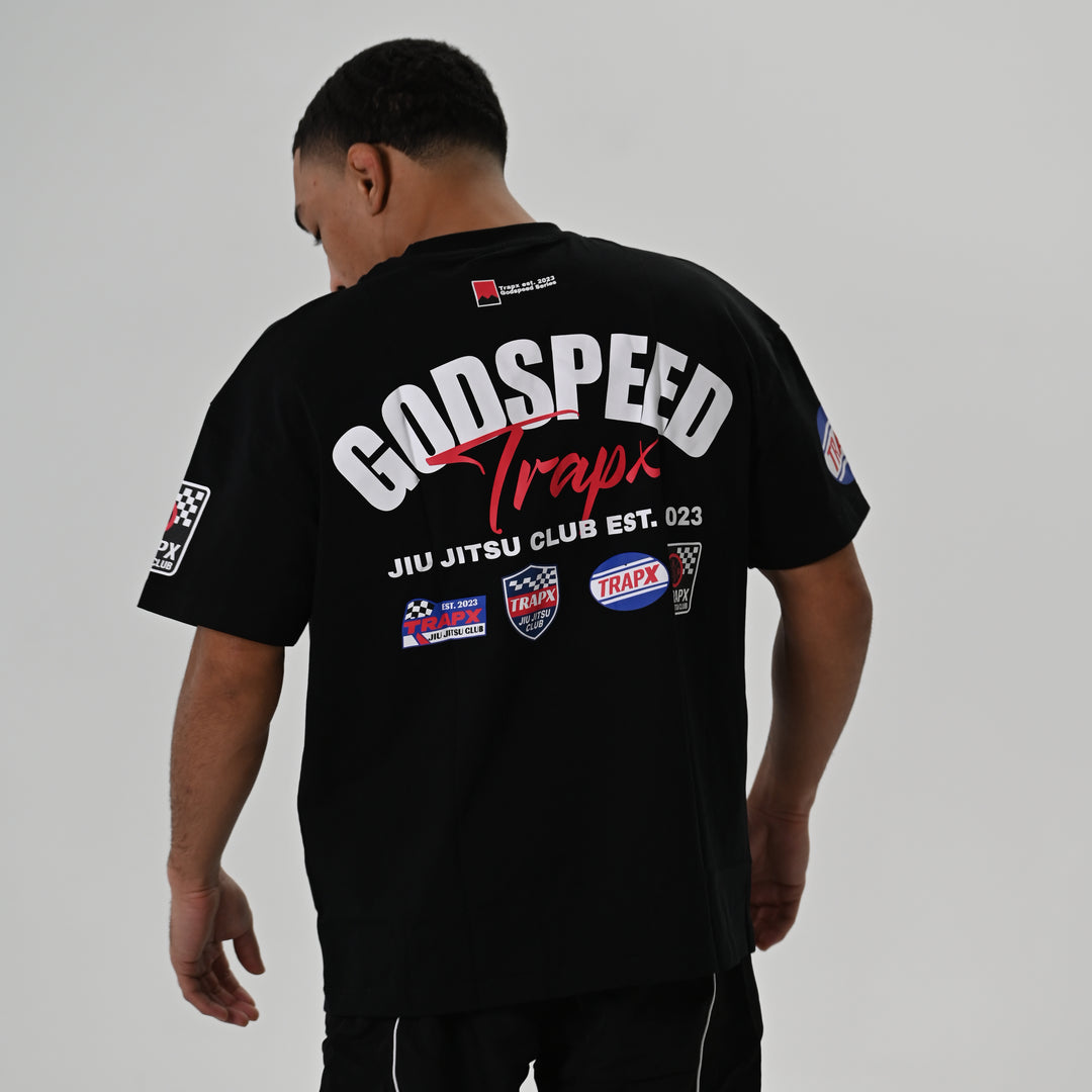 GODSPEED OVERSIZED T-SHIRT - BLACK