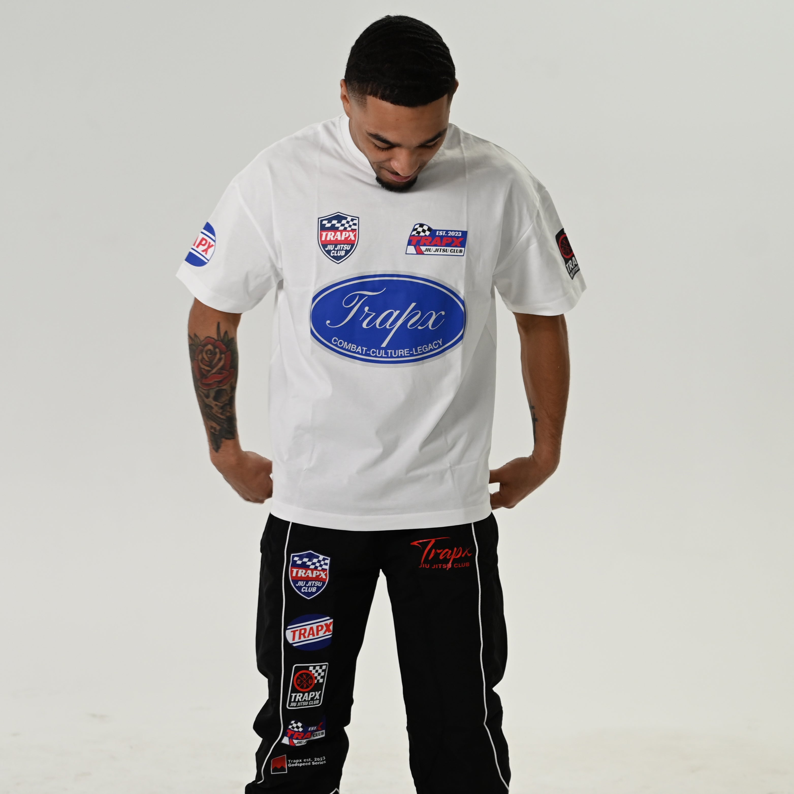 GODSPEED OVERSIZED T-SHIRT - WHITE – TrapxJitsu
