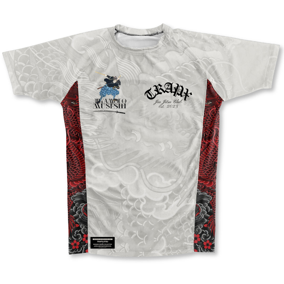 MUSASHI SHORT SLEEVE RASHGUARD - OFF WHITE