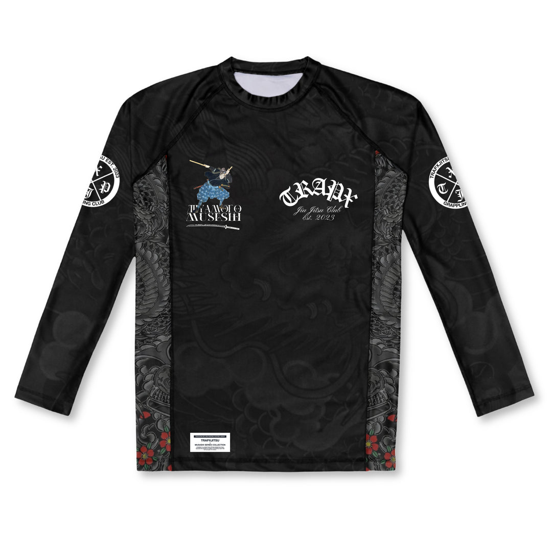 MUSASHI LONG SLEEVE RASHGUARD - BLACK