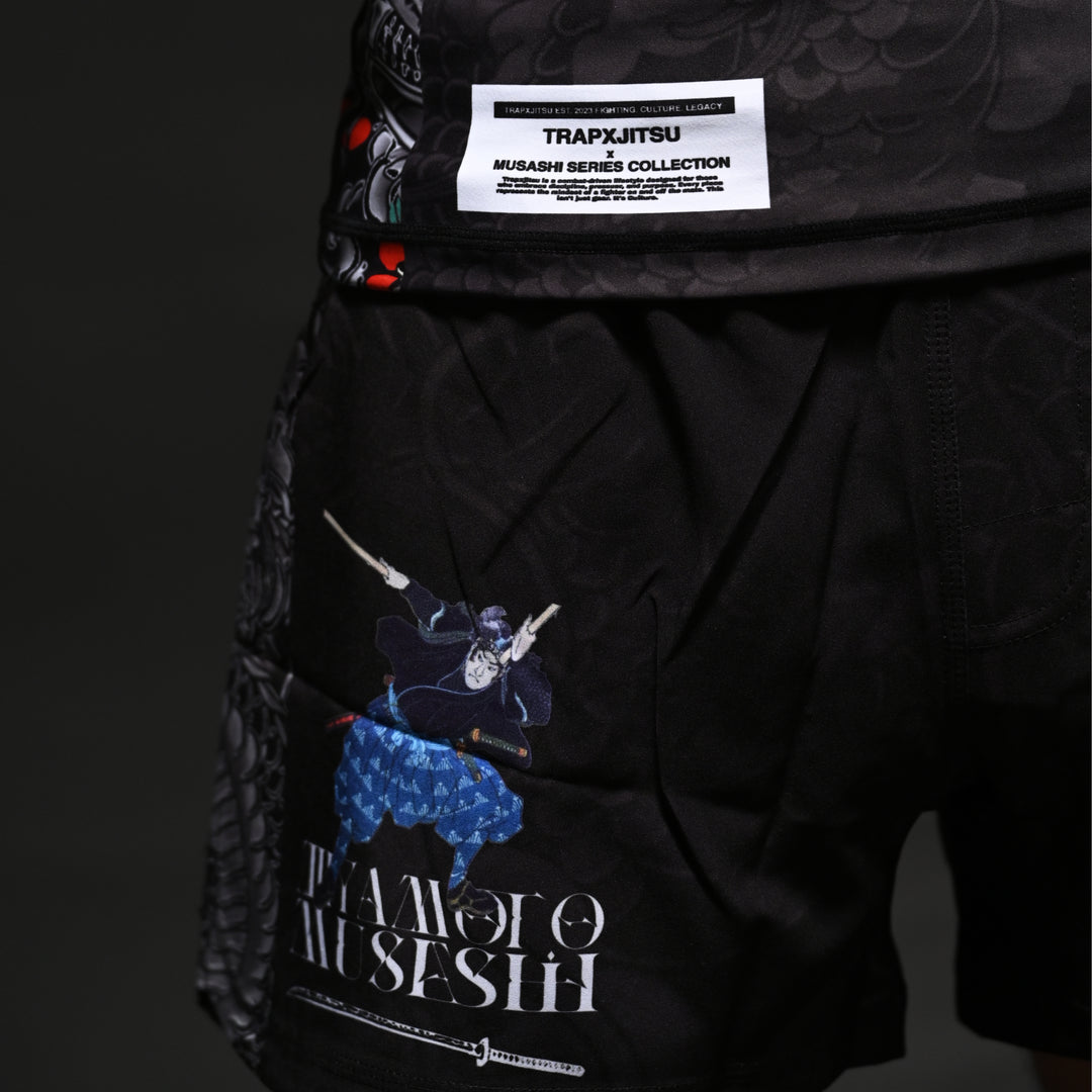 MUSASHI NO-GI SHORTS - BLACK