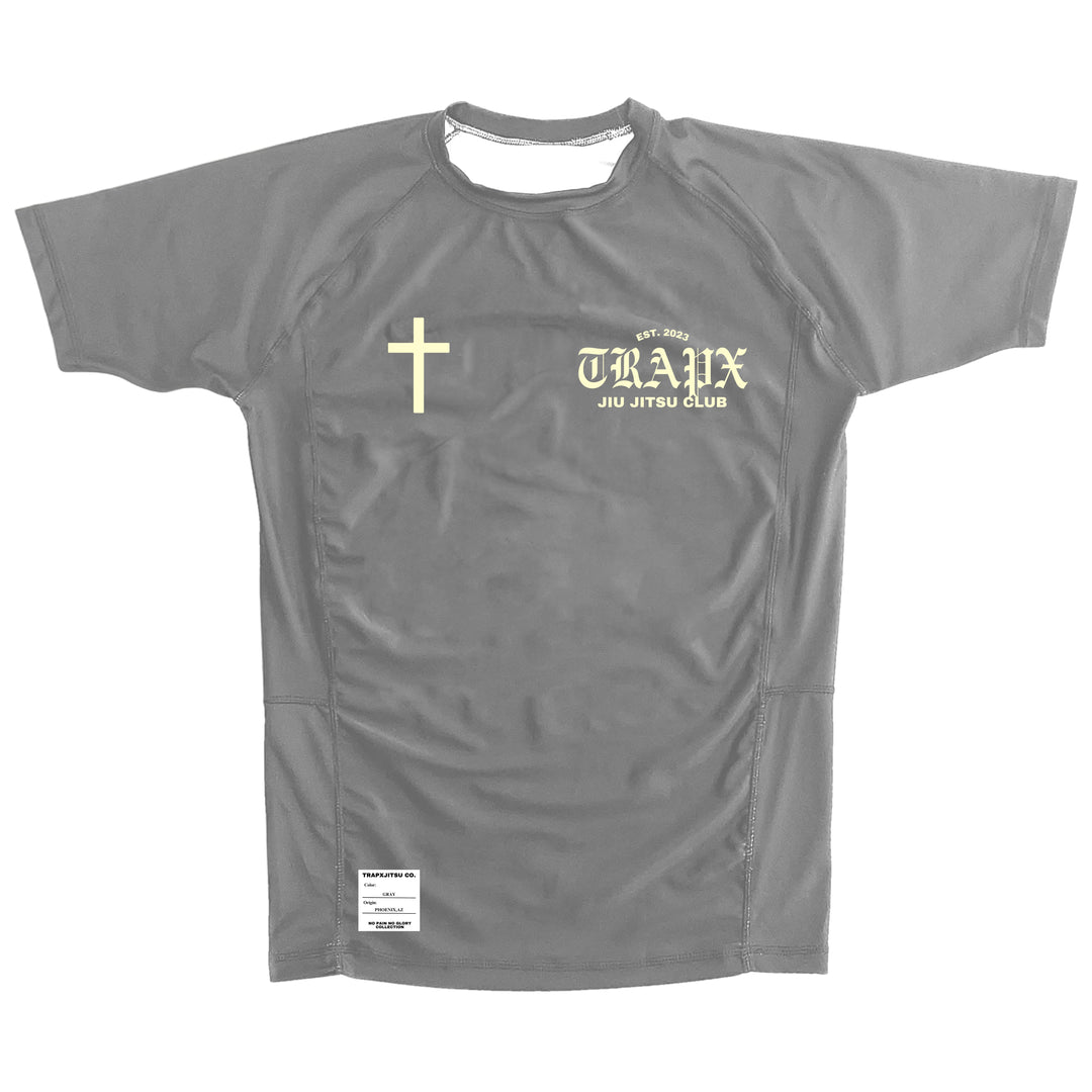 MARTYR SHORT SLEEVE RASHGUARD - GRAY