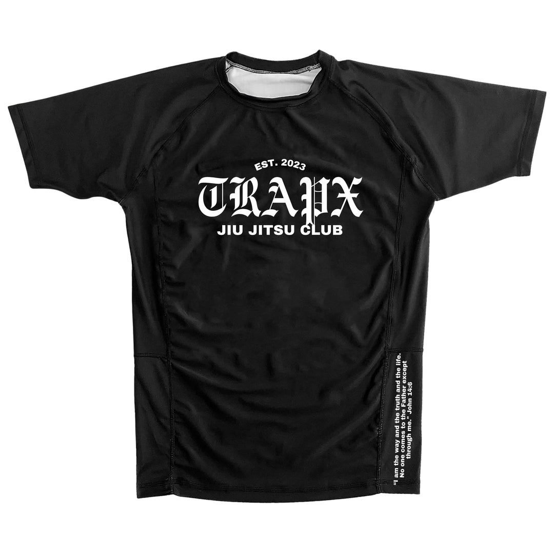 SAVIOR SHORT SLEEVE RASHGUARD - BLACK