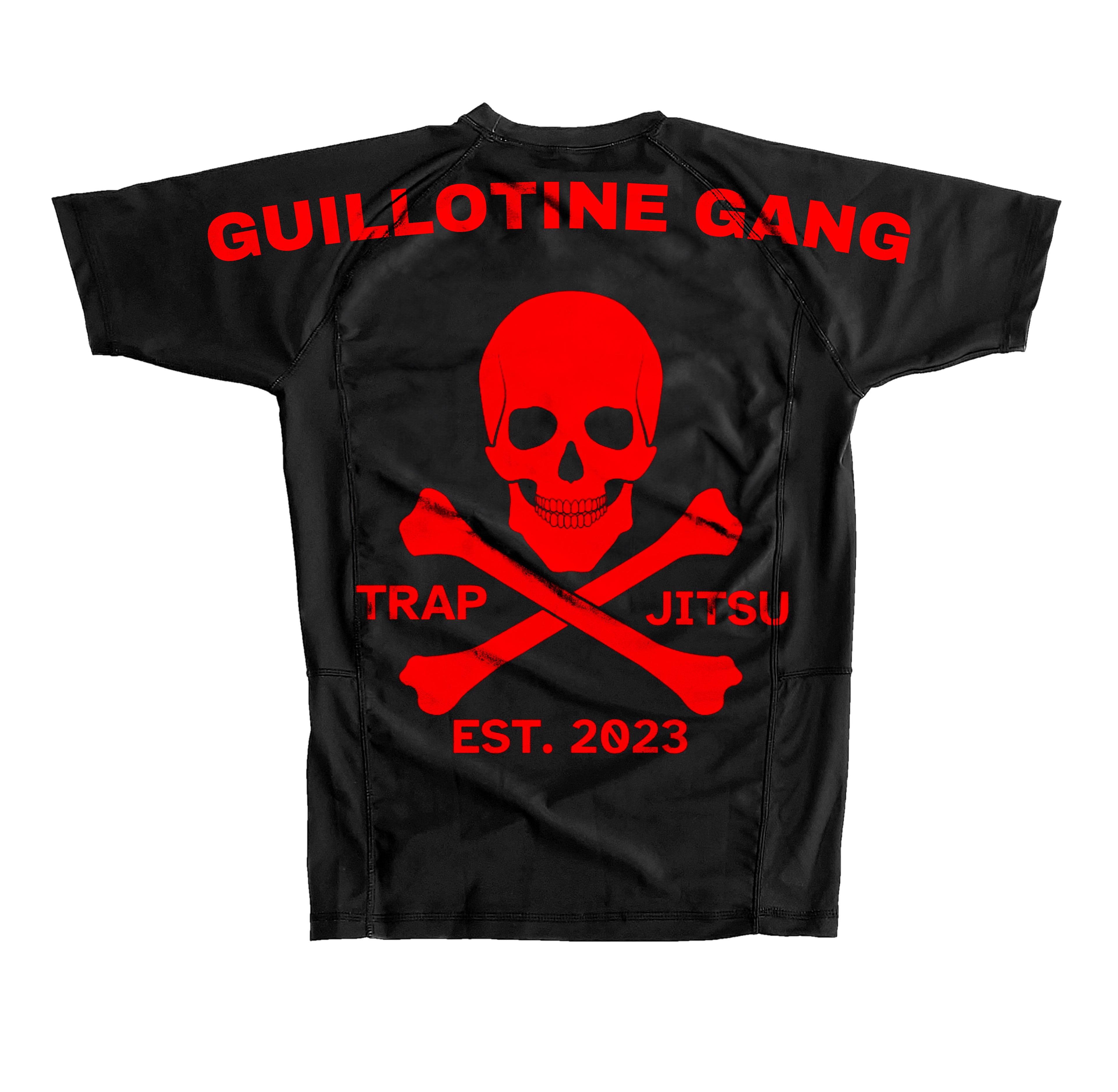 GUILLOTINE GANG SHORT SLEEVE RASHGUARD – TrapxJitsu GUILLOTINE GANG SHORT SLEEVE RASHGUARD – TrapxJitsu