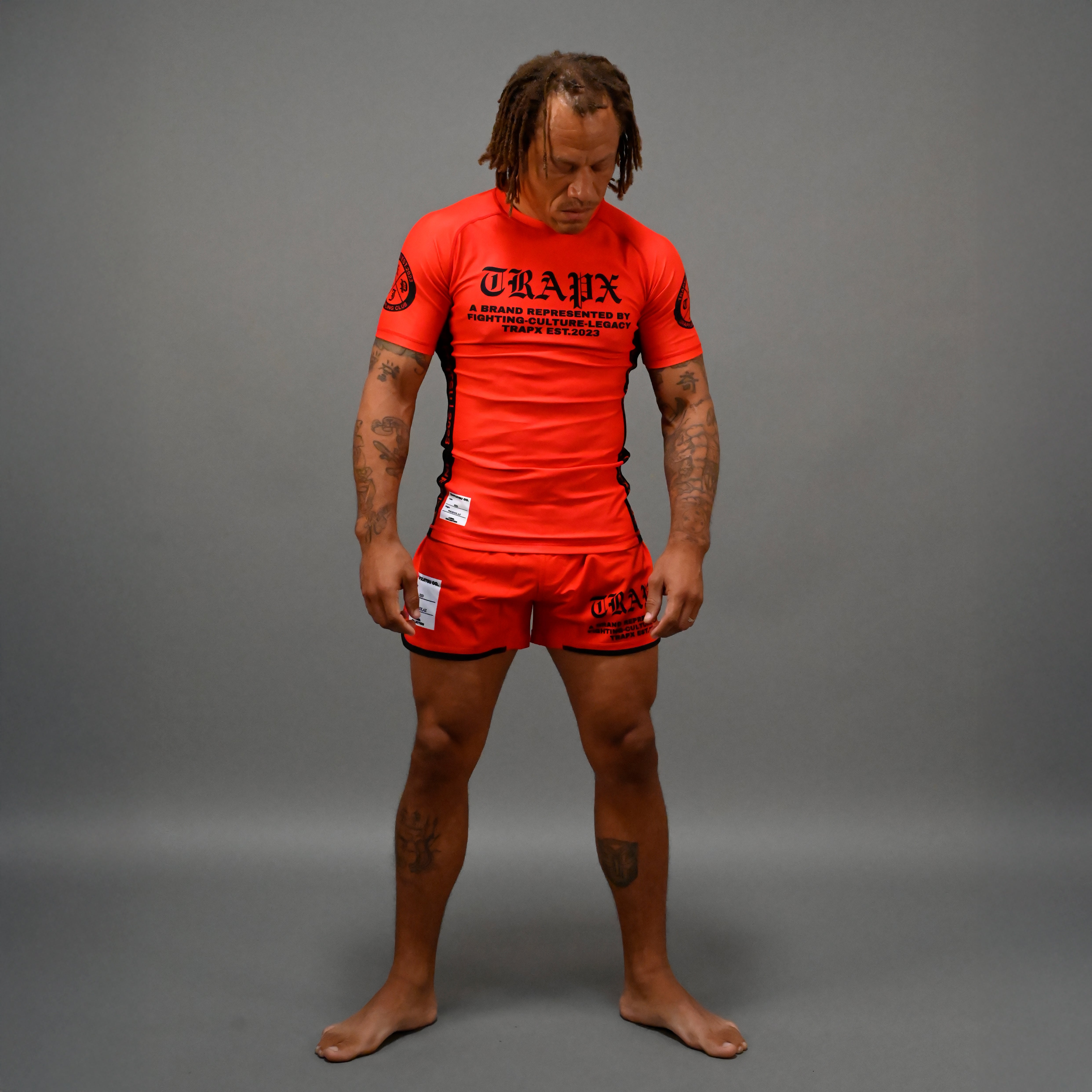 JIU JITSU SAVED MY LIFE SHORT SLEEVE RASHGUARD - RED – TrapxJitsu