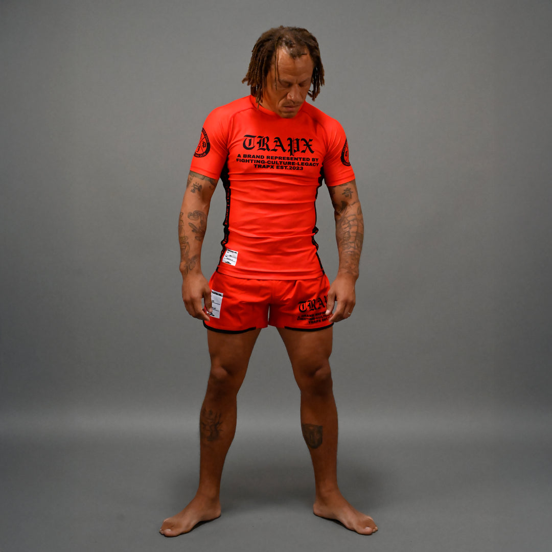 JIU JITSU SAVED MY LIFE NO-GI SHORTS - RED