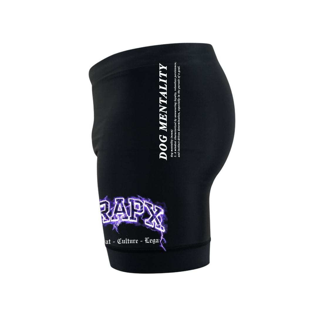 DOG MENTALITY VALE TUDO SHORTS - BLACK
