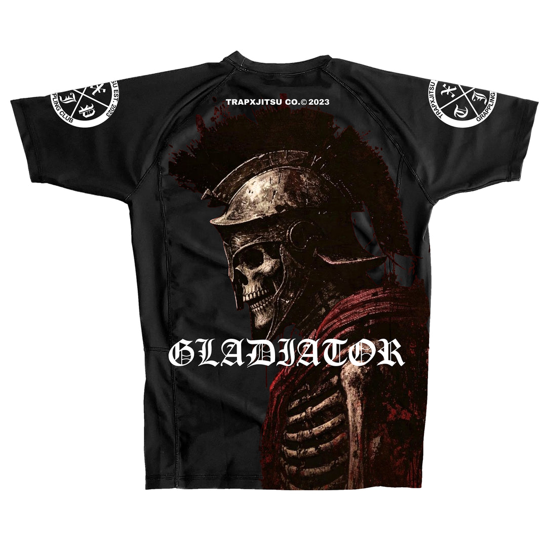 WARRIOR SHORT SLEEVE RASHGUARD - BLACK