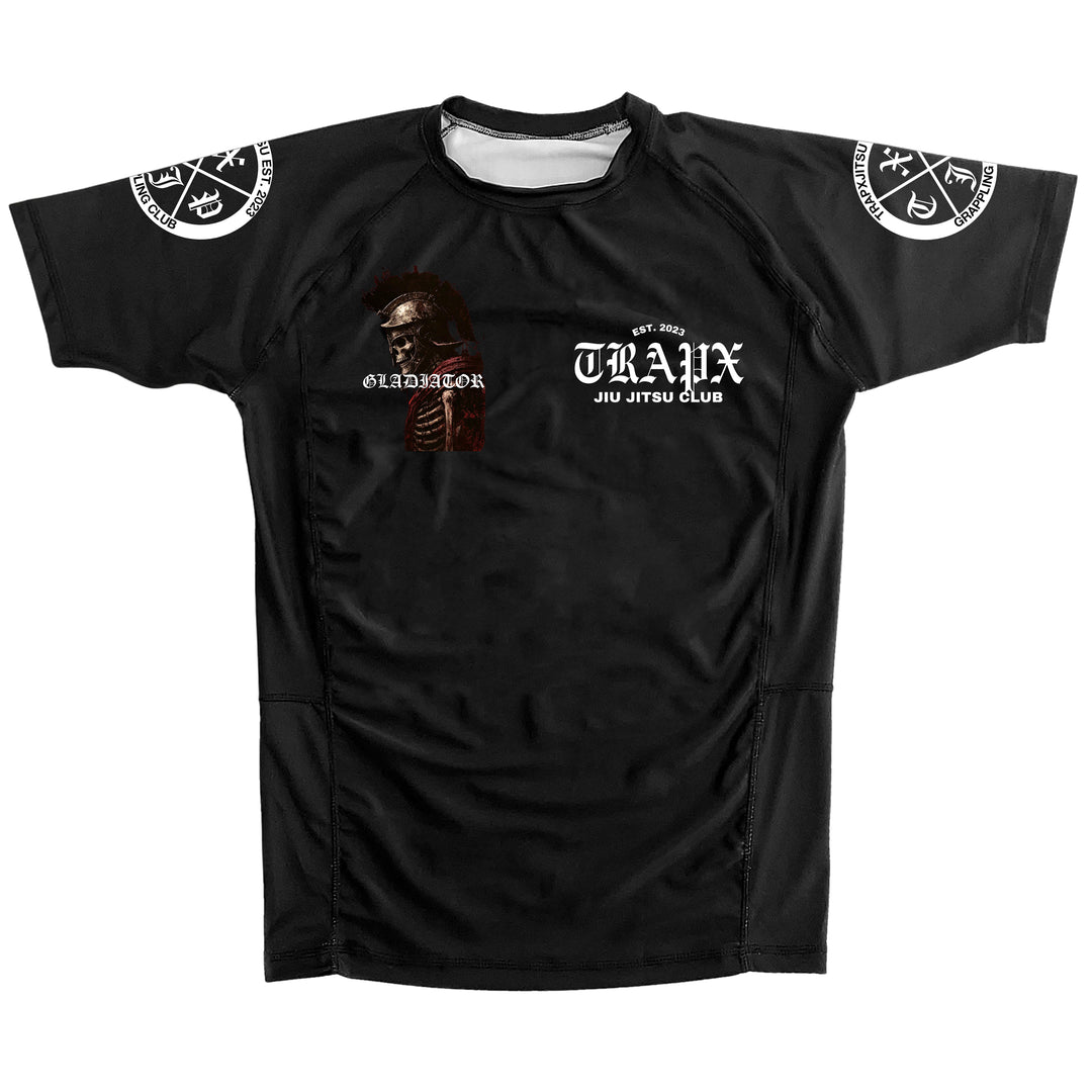 WARRIOR SHORT SLEEVE RASHGUARD - BLACK